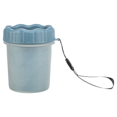 Trixie Pootreiniger Voor De Hond Silicone / Pp Blauw Medium / Large 15 Cm
