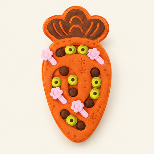 Happy Pet interactieve wortelpuzzel voor katten op lichte achtergrond