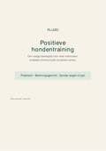 PLUIZO Positieve Hondentraining - gratis startergids